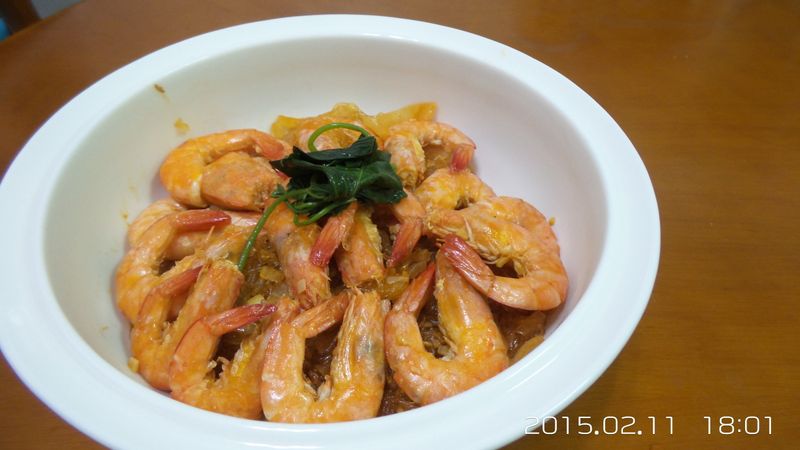 白蝦粉絲煲(鮮食家好食材)