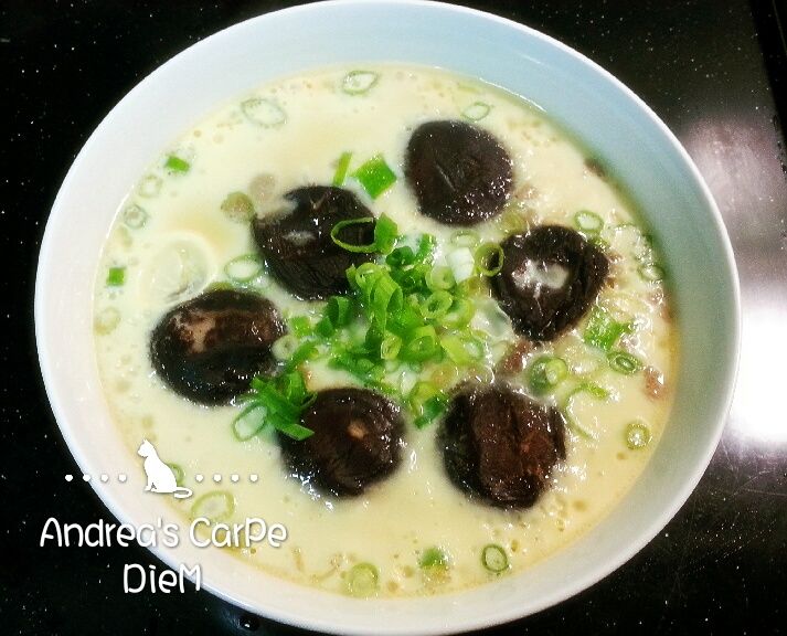 香蔥絞肉蒸蛋