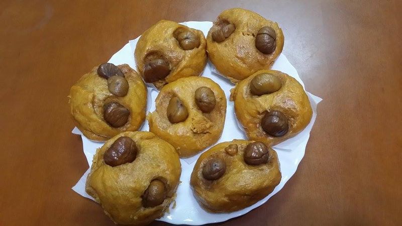 南瓜栗子黑糖饅頭