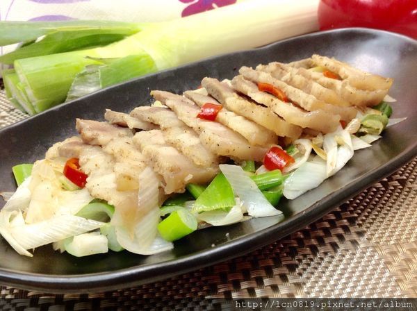 大蔥鹹豬肉
