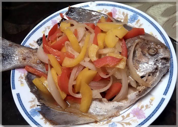 彩蔬香煎鯧「鮮食家好食材」