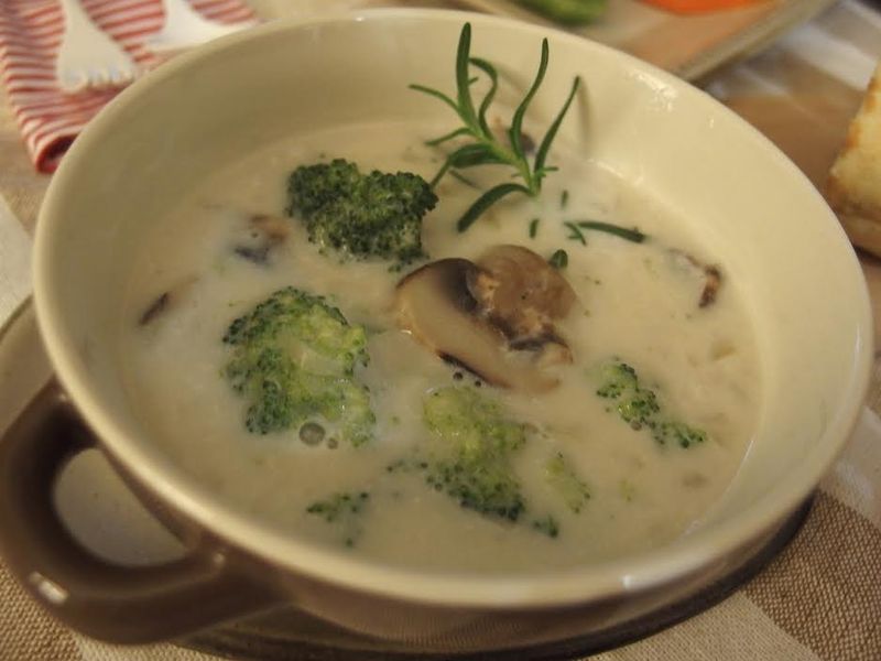 蘑菇濃湯（起司版） {露營OK}