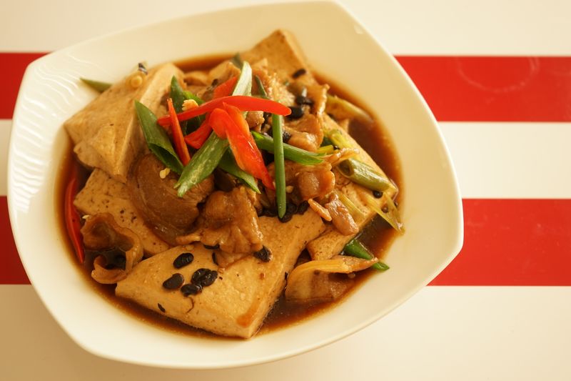 豆豉燒豆腐