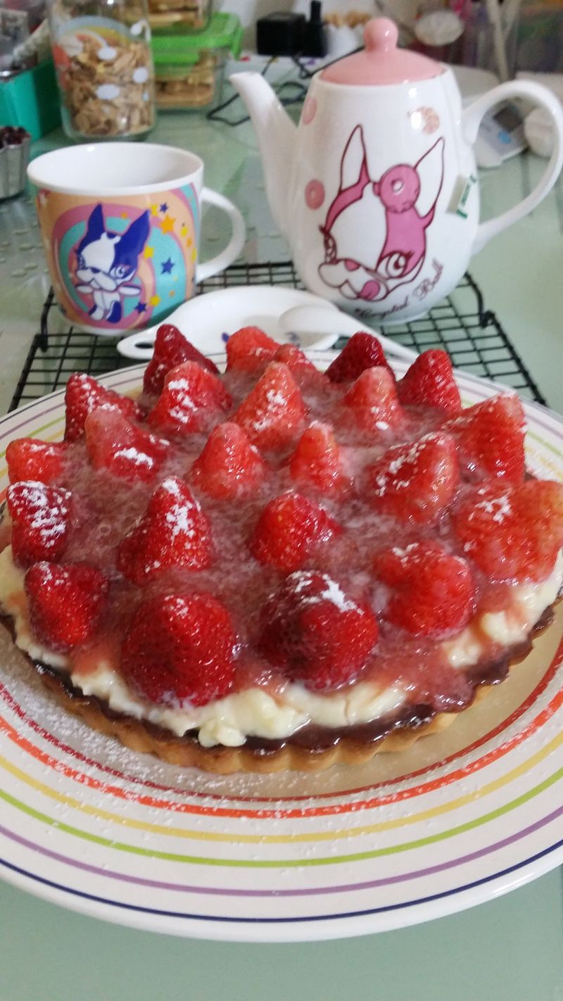 草莓卡士達派[烘焙展食譜募集]