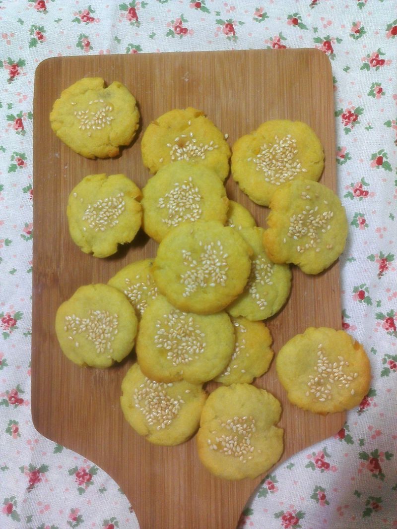 無奶油無蛋無糖 - 蕃薯餅乾