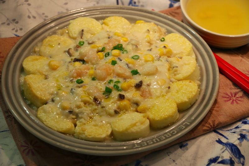 白醬玉子蛋豆腐