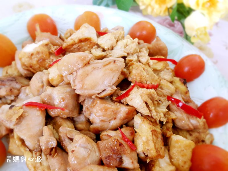 蛋香豆腐嫩雞