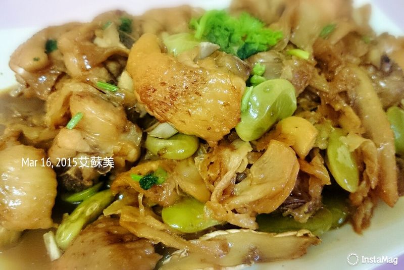 高麗菜乾紅燒雞