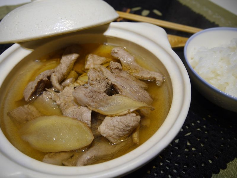 發奶食譜:麻油松坂肉
