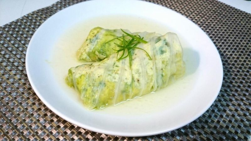 低卡青蔥豆腐雞肉捲
