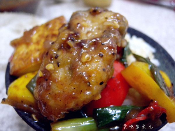鐵板牡蠣豆腐