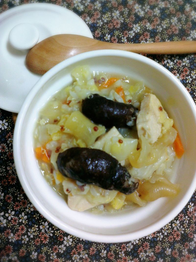 香菇花膠雞肉粥