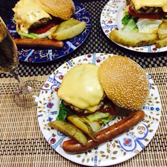 豬肉起司堡