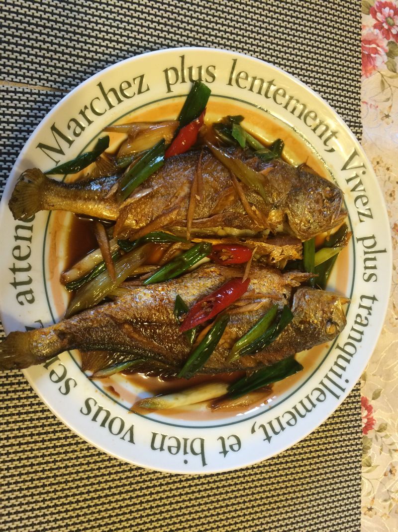 家常菜~紅燒黃魚