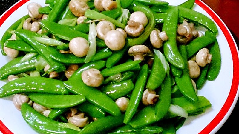 蘑菇甜豆