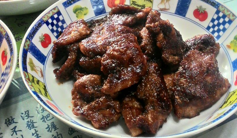 粉煎肉片
