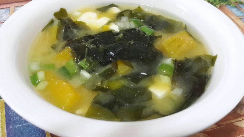 南瓜海帶味噌湯
