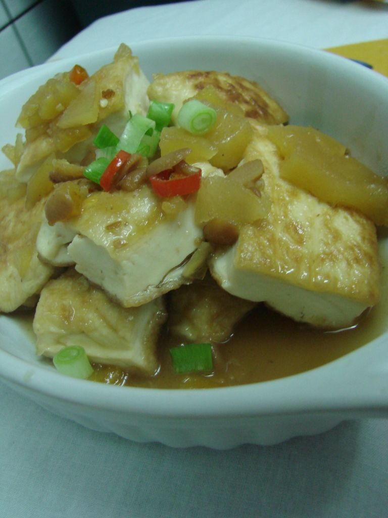 ~豆醬燒豆腐~