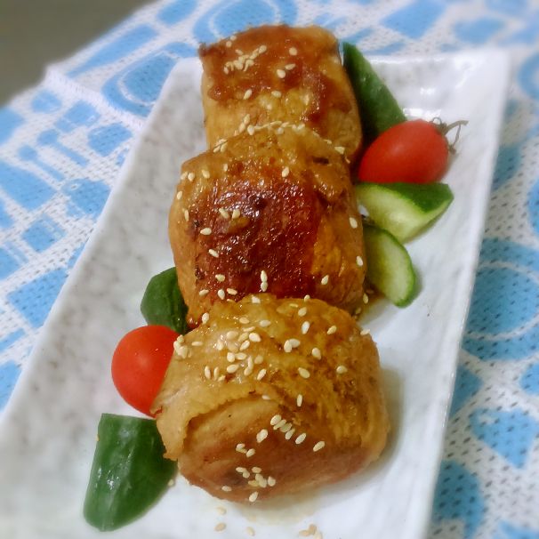 日式飯糰燒肉卷