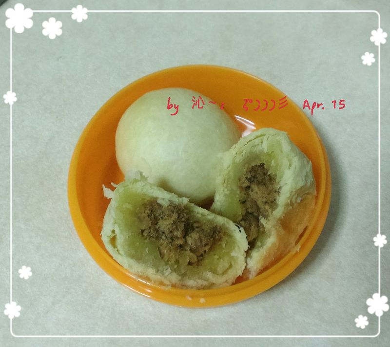 肉鬆綠豆椪