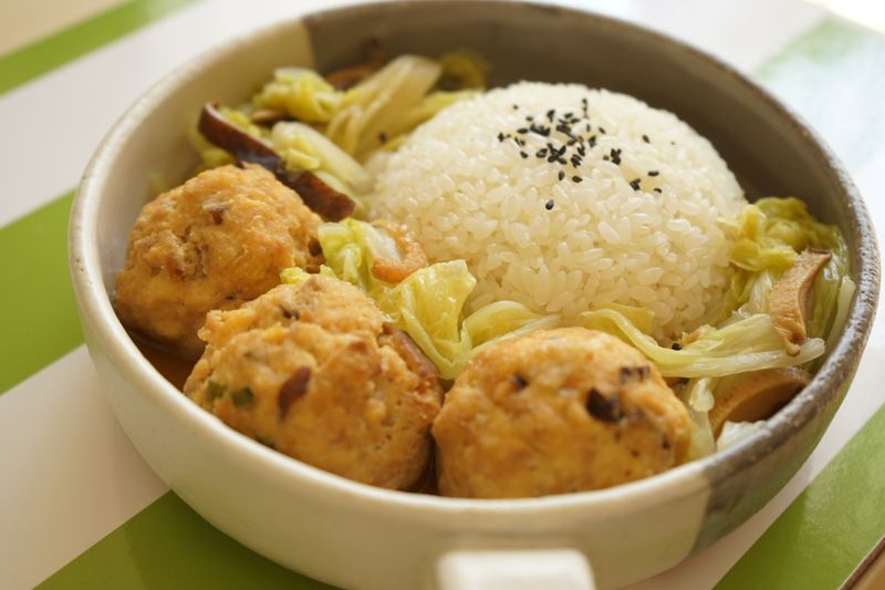 養生白菜燴豆腐丸子