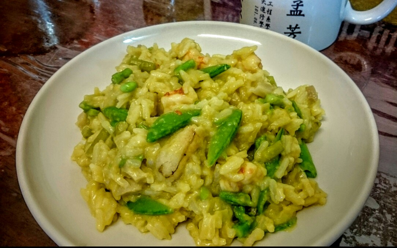 南瓜海鮮燉飯
