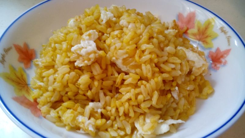 金黃糙米 蛋白炒飯
