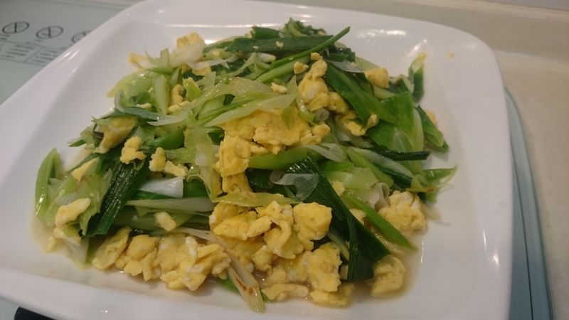青蒜炒蛋