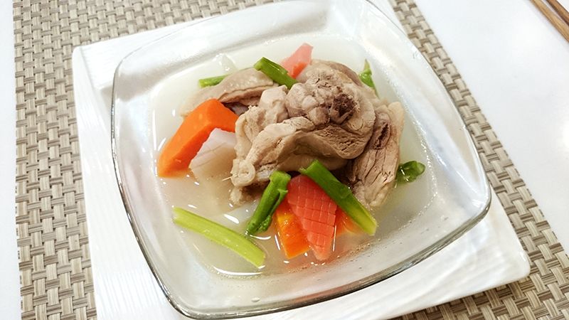 有心食譜:蘆筍蒟蒻雞湯