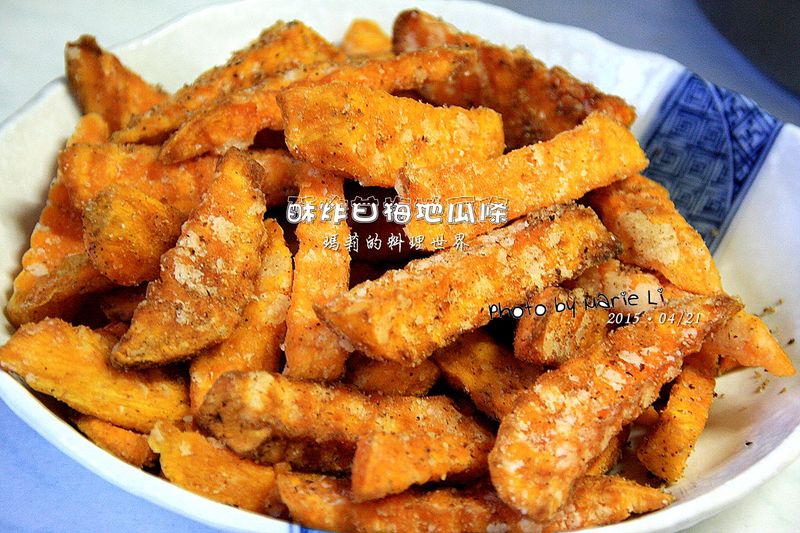 瑪莉廚房:酥炸甘梅地瓜條