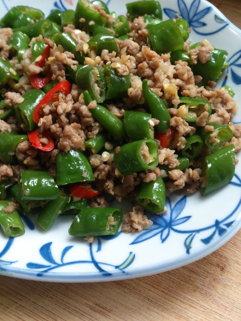 糯米椒炒肉末