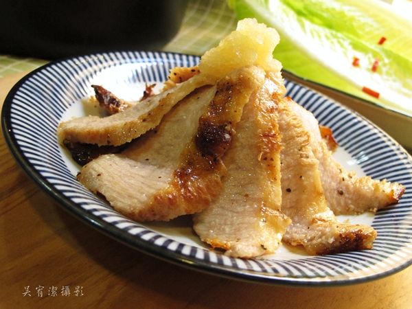 香煎松阪豬【大古鐵器-健康好鍋】