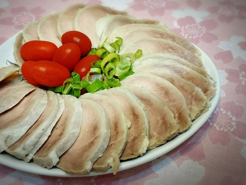 簡易鹹豬肉片
