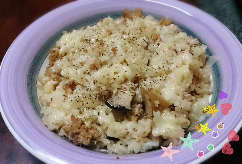 剩菜剩飯二次料理~焗烤肉燥菇菇飯