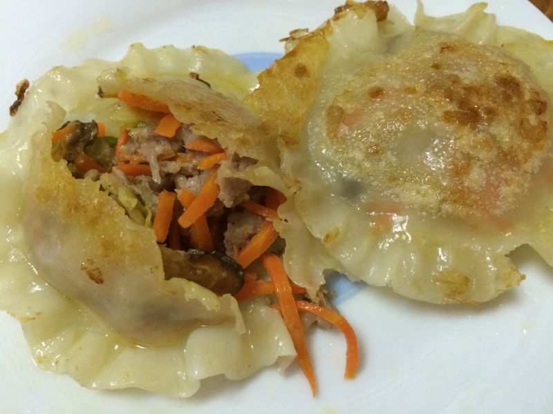 紅蘿蔔豬肉煎餃
