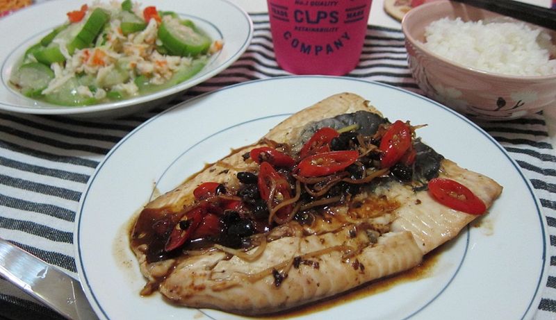 兩道料理免洗鍋:鮮蝦絲瓜+豆豉虱目魚肚