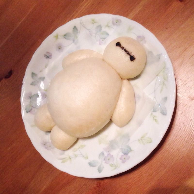 BAYMAX杯麵鮮奶饅頭