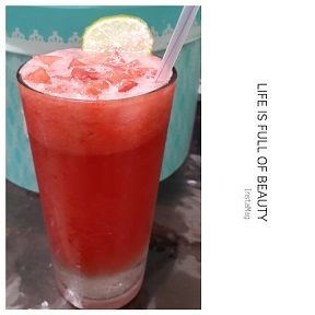 清爽西瓜飲