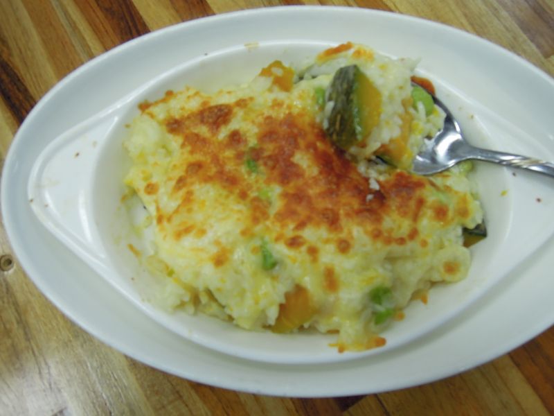焗烤南瓜燉飯