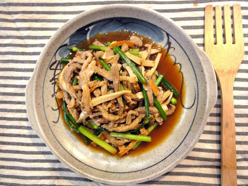 有心食譜:豆干炒肉絲