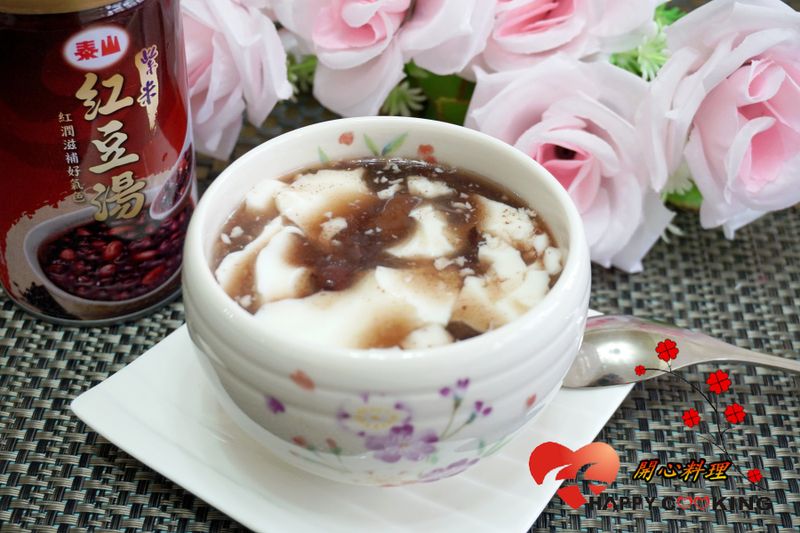 紅豆牛奶凍「泰山紫米紅豆」