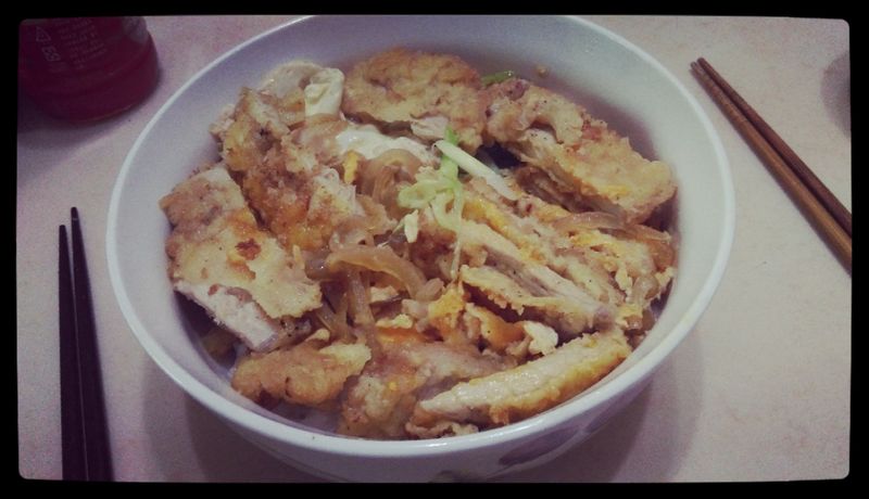 日式豬排蓋飯