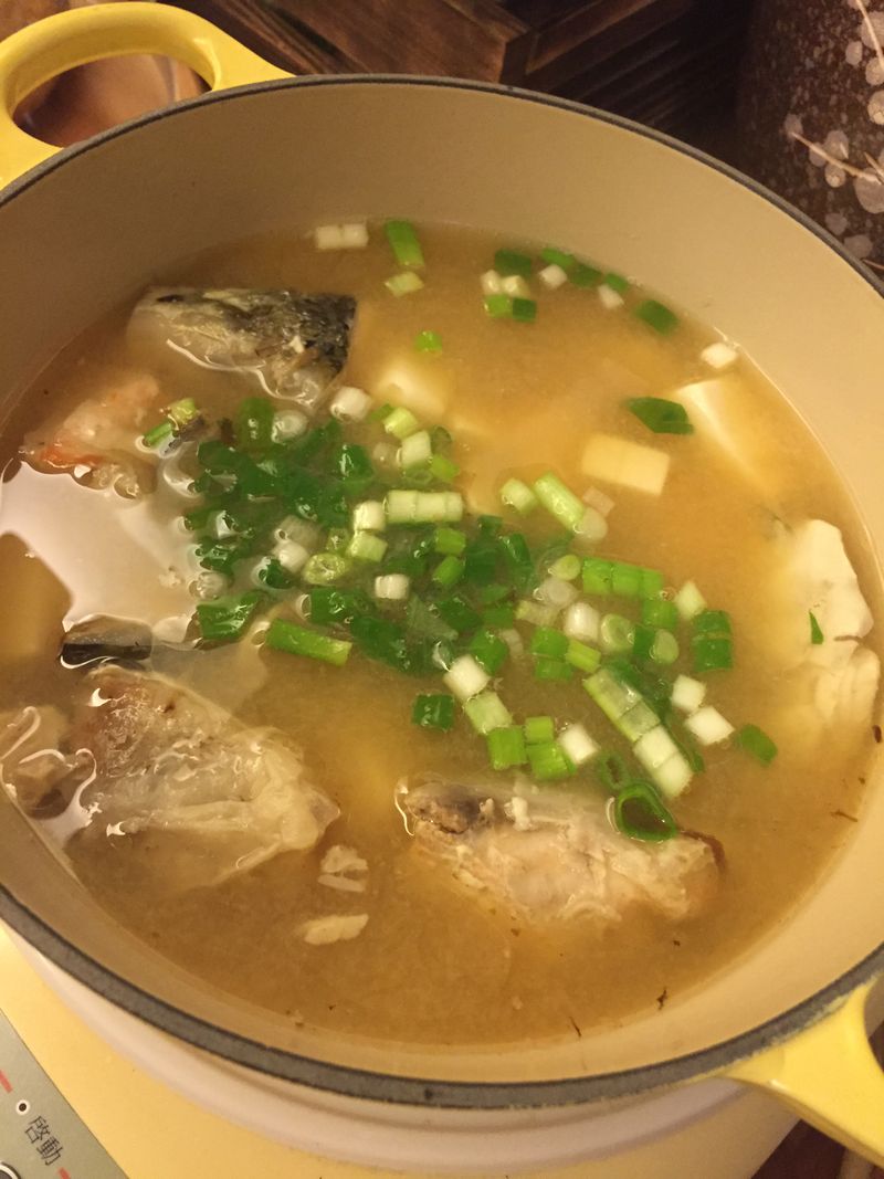鮭魚味噌湯