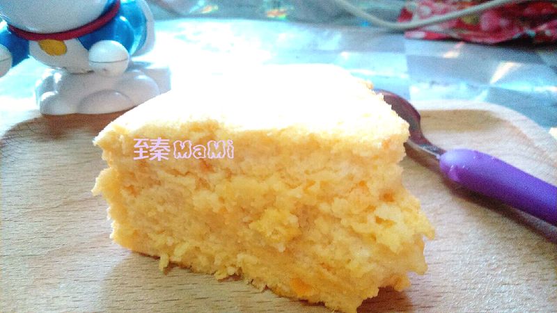 地瓜輕乳酪棉花蛋糕.冰過更好吃!