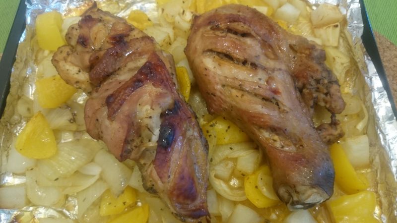 香料烤雞腿