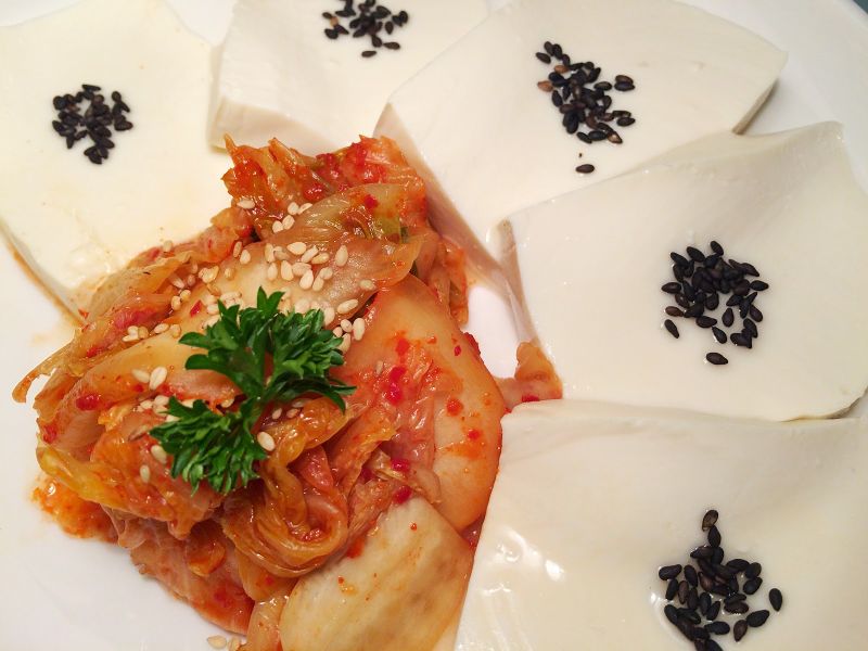 三分鐘開胃菜!韓式泡菜冷豆腐 ♪ ♪