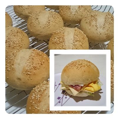 全麥漢堡包
