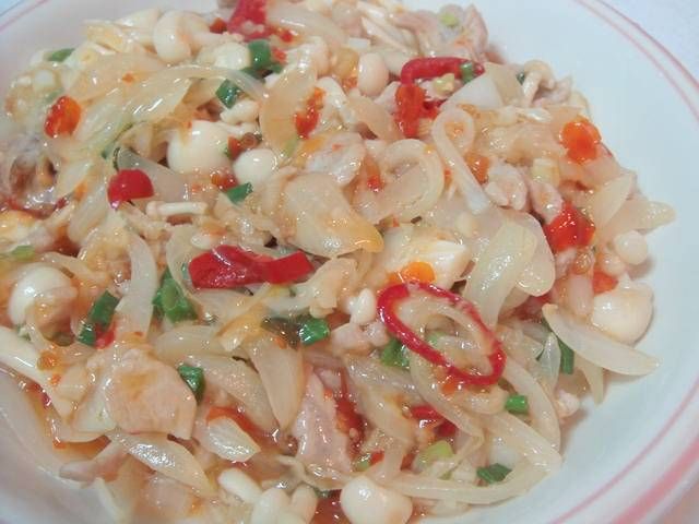 泰式酸辣肉絲