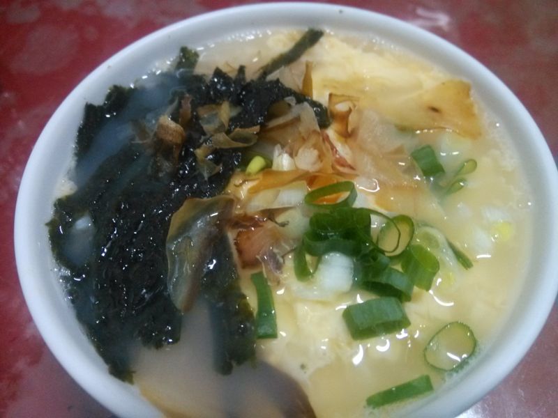海苔蛋花泡飯