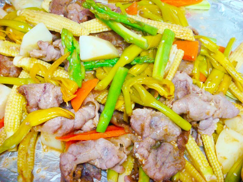 鮮蔬豬肉溫沙拉